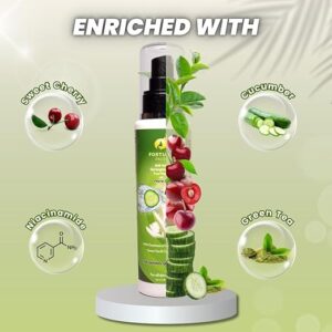 Fortune Faces Hydrating Anti-tan Skin Brightening Face Wash | Infused With Sweet Cherry, Green Tea & Cucumber | Gentle Cleansing With Natural Glow | Suitable for All Skin Types | Women and Men | Pack of 2 (200ml)