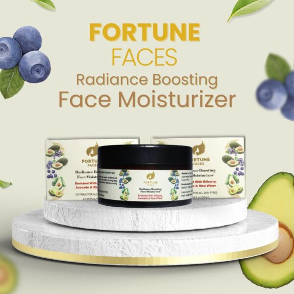 Fortune Faces SPF 70 PA++++ Sunscreen | For Anti-tan and Radiant Skin | Broad Spectrum, Lightweight & Non-Greasy Formula - 50 Ml & Fortune Faces Radiance Boosting Face Moisturizer | For Deep Hydration & Youthful Glow - 50 Gm | Pack of 2 - Image 4